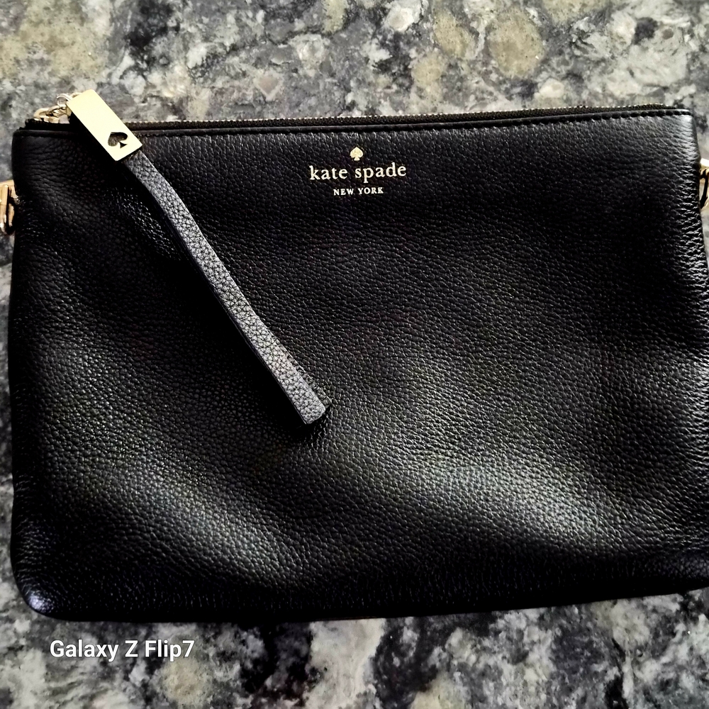 Kate Spade Black Leather Crossbody Bag